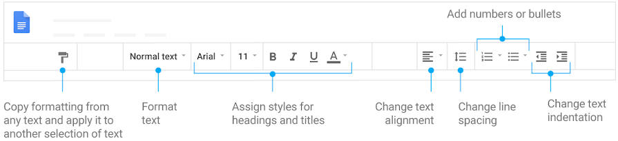 Edit and add styles in Google Docs